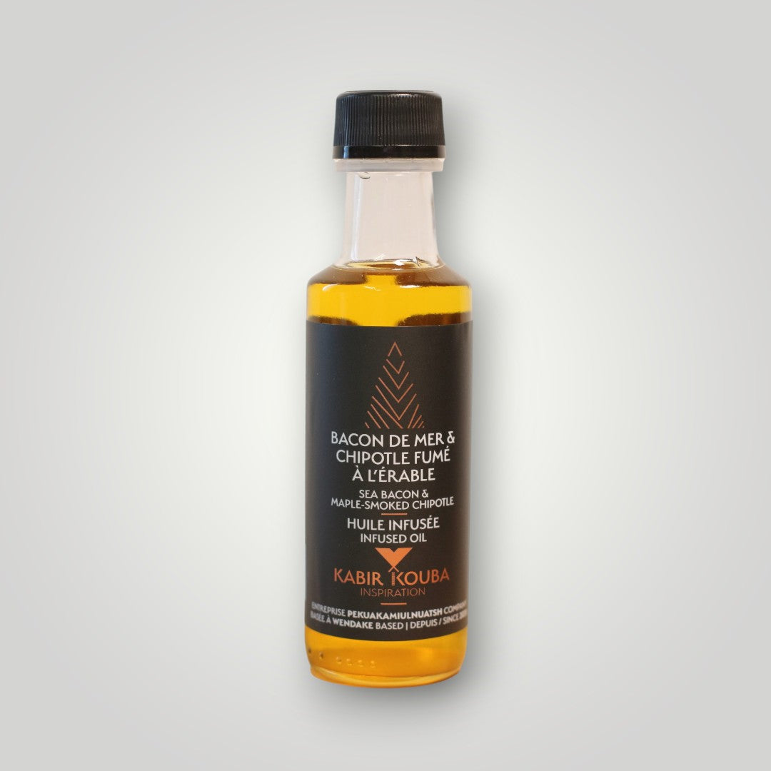Huile Maritime Bacon de mer et Chipotle fumé au bois d'érable - 100 ml