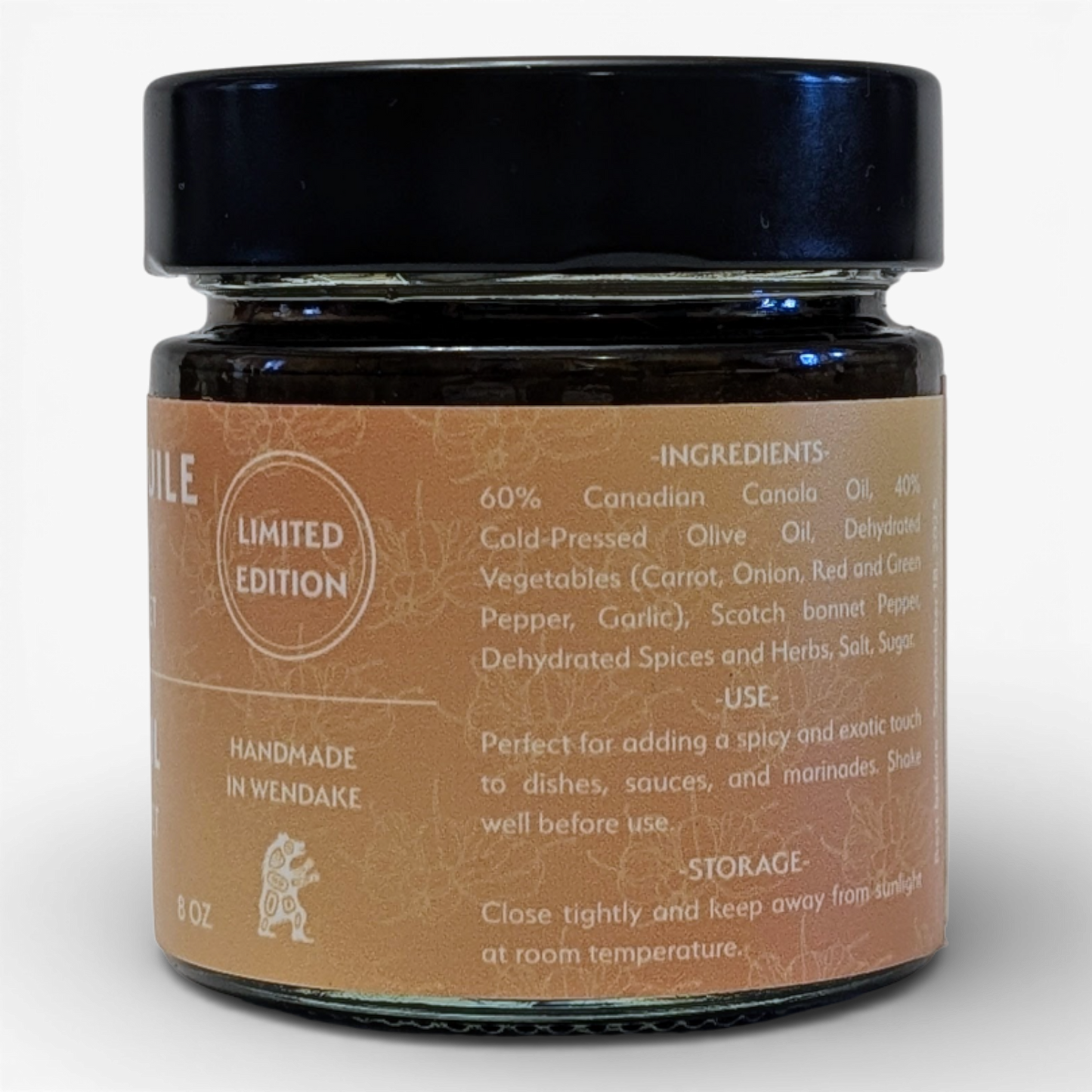 Croustid'huile Piment Scotch Bonnet - 212ml - ÉDITION LIMITÉ