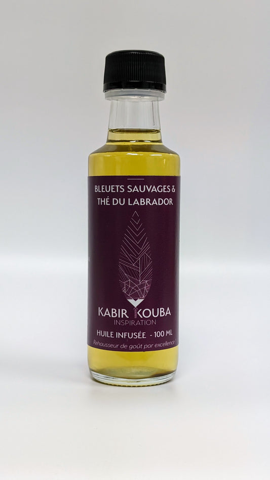 Huile infusée au bleuet et thé du labrador format 100ml