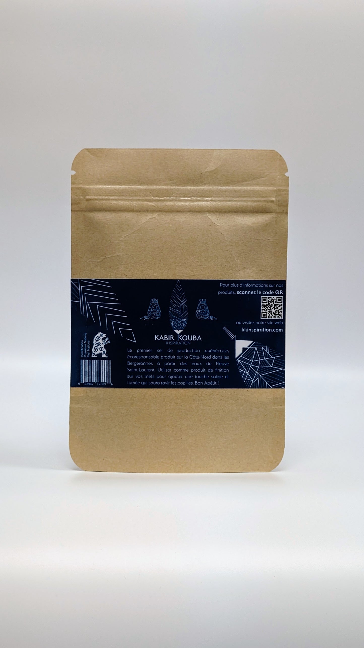 Fleur de sel fumé au bois d'érable - 50G