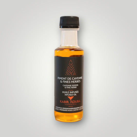 Huile Épicée Piment de Cayenne et Fines Herbes - 100 ml