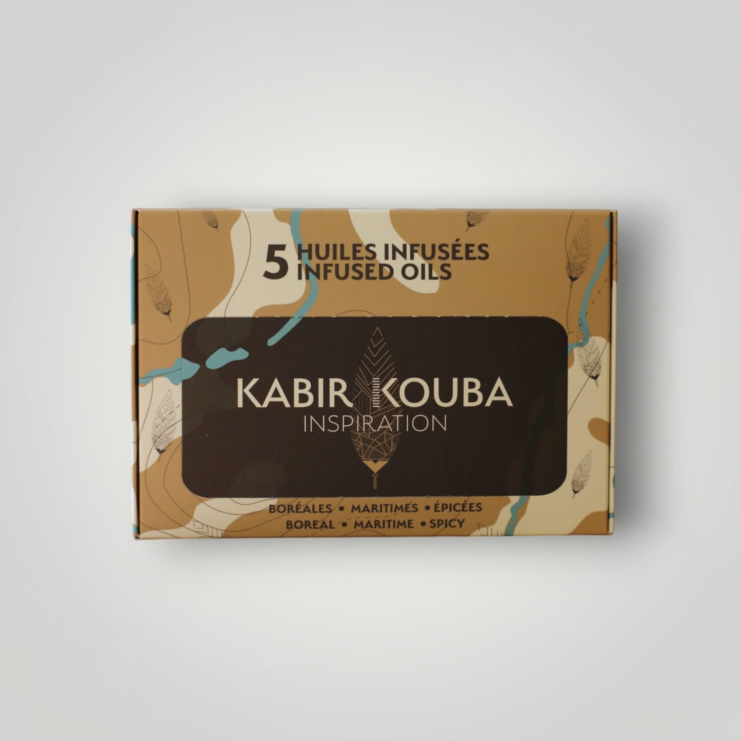 Coffret découverte 100 ml X 5 Huiles infusées - Boréal - Maritime - Épicé