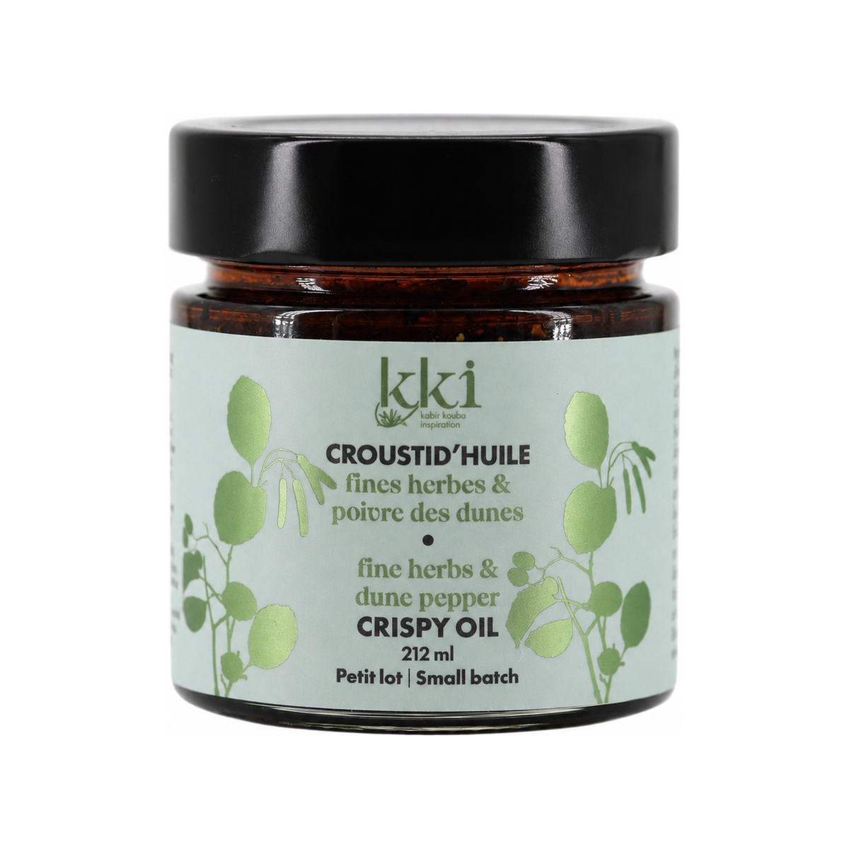 Croustid'huile Fines Herbes et Poivre des Dunes 212 ml – Kabir Kouba Inspiration